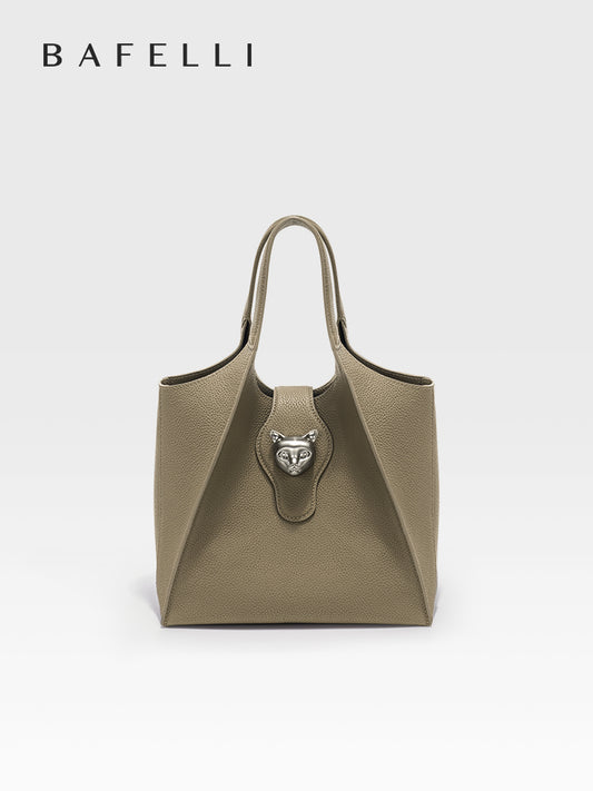 BAFELLI Luxury Genuine Leather Tote Bag - Women's Designer Handbag for Travel, Work & Casual | Spacious Unisex Purse with Stylish Business Design | Durable Fashion Accessory