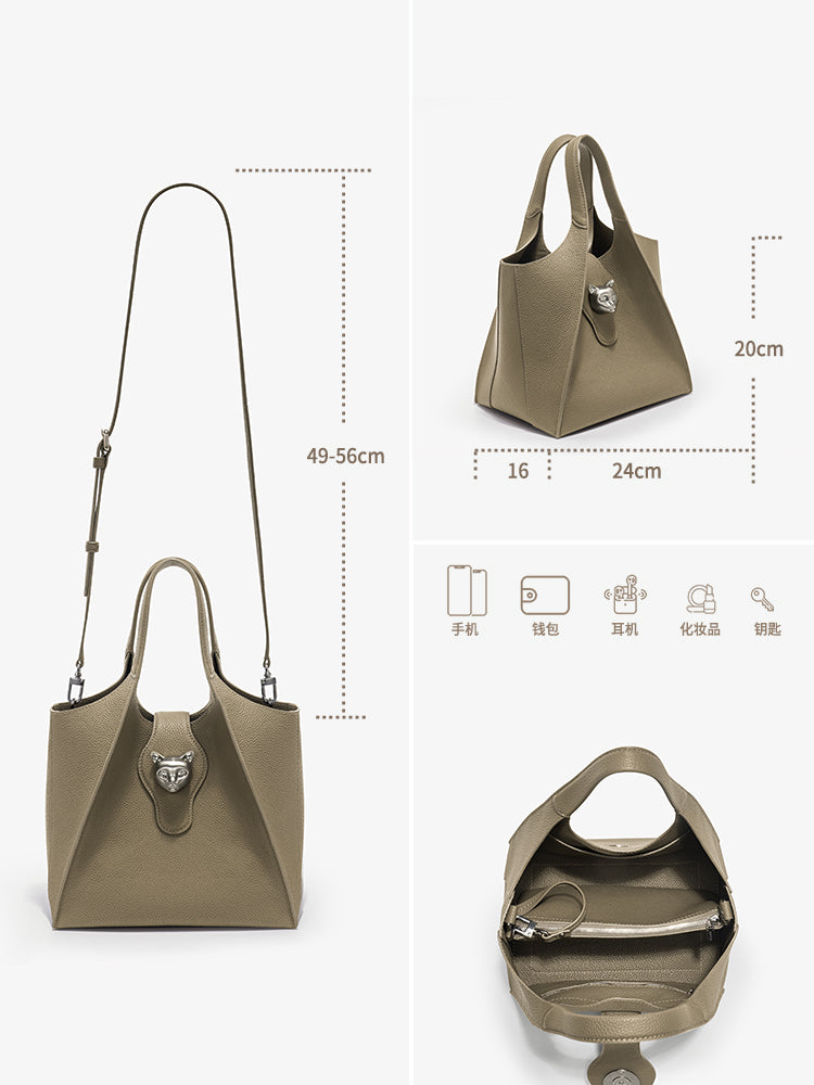 BAFELLI Luxury Genuine Leather Tote Bag - Women's Designer Handbag for Travel, Work & Casual | Spacious Unisex Purse with Stylish Business Design | Durable Fashion Accessory