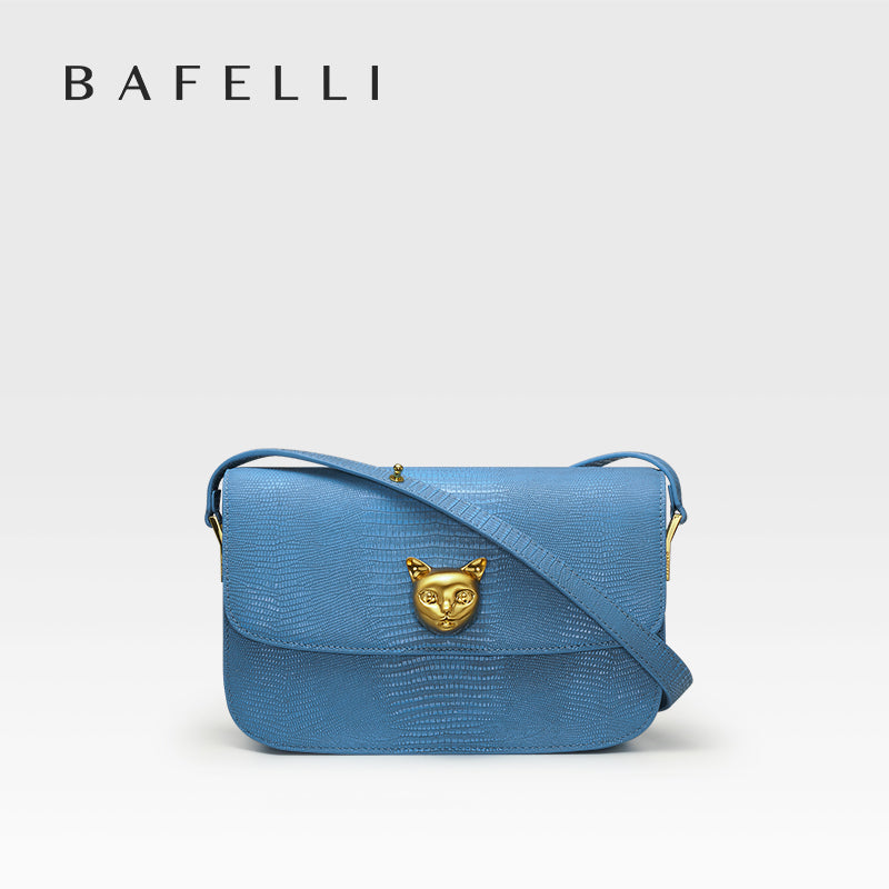 TWO-TONE LIZARD PRINT BAG - NAMELESS CAT SERIES