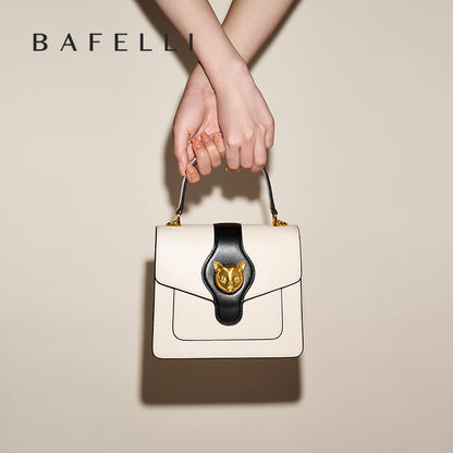 BAFELLI WOMEN'S BAG FEMALE EVEING PURSE FASHION NEW DESIGNER HANDBAG LEATHER SHOULDER CROSSBODY CAT STYLE LUXURY BRAND