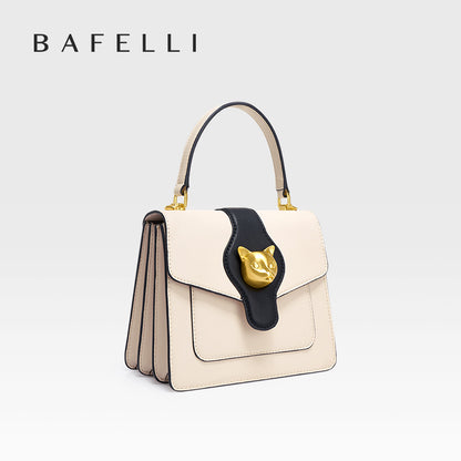 BAFELLI WOMEN'S BAG FEMALE EVEING PURSE FASHION NEW DESIGNER HANDBAG LEATHER SHOULDER CROSSBODY CAT STYLE LUXURY BRAND