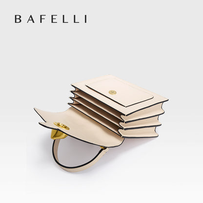 BAFELLI WOMEN'S BAG FEMALE EVEING PURSE FASHION NEW DESIGNER HANDBAG LEATHER SHOULDER CROSSBODY CAT STYLE LUXURY BRAND
