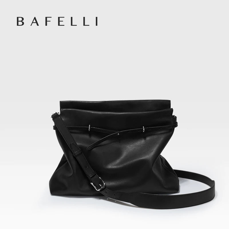 BAFELLI Underarm Tote Bag - Soft Travel Bag-Inspired Leather Crossbody for Women Compact Design Lightweight Shoulder Purse