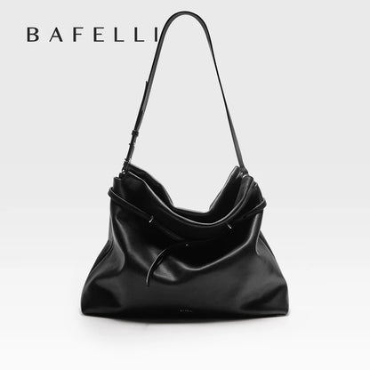 BAFELLI Underarm Tote Bag - Soft Travel Bag-Inspired Leather Crossbody for Women Compact Design Lightweight Shoulder Purse