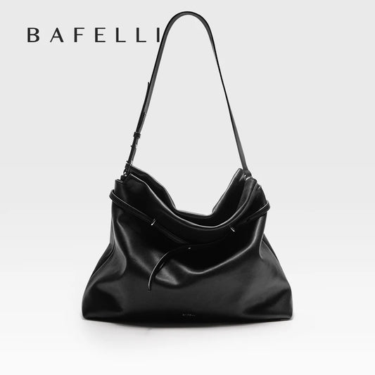 BAFELLI Underarm Tote Bag - Soft Travel Bag-Inspired Leather Crossbody for Women Compact Design Lightweight Shoulder Purse