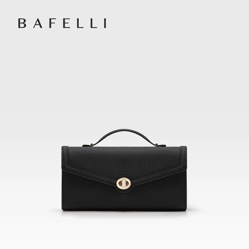 BAFELLI 2025 NEW WOMEN'S HANDBAG LEATHER WALLET PARTY SHOULDER DRESS PURSE LUXURY DESIGNER BRAND FEMALE EVENING BAGS CLUTCHES