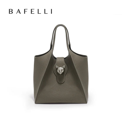 BAFELLI 2025 WOMEN'S HANDBAG TOTE TRAVEL BAGS GENUINE LEATHER CASUAL FASHION LUXURY BRAND UNISEX PURSE BUSINESS STYLISH DESIGNER