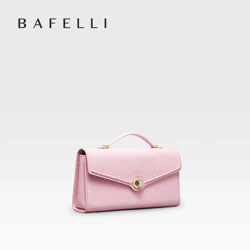 BAFELLI 2025 NEW WOMEN'S HANDBAG LEATHER WALLET PARTY SHOULDER DRESS PURSE LUXURY DESIGNER BRAND FEMALE EVENING BAGS CLUTCHES
