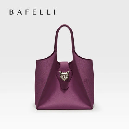 BAFELLI 2025 WOMEN'S HANDBAG TOTE TRAVEL BAGS GENUINE LEATHER CASUAL FASHION LUXURY BRAND UNISEX PURSE BUSINESS STYLISH DESIGNER
