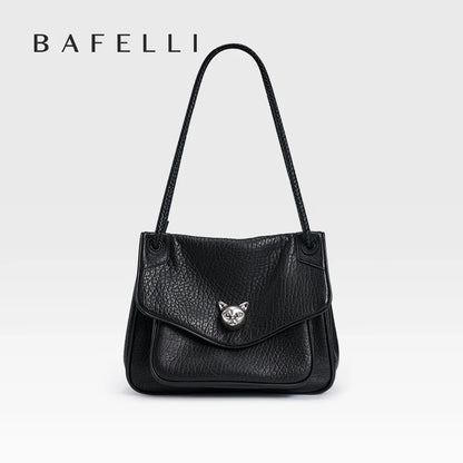 BAFELLI Trendy Chained Tote Bag for Women, Soft Leather Crossbody & Shoulder Bag, Chic Luxury Handbag