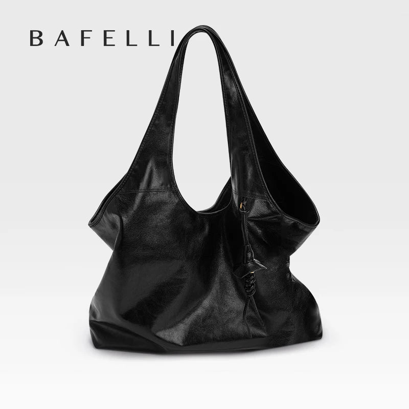Genuine Leather Tote Bag Women Large Capacity Soft Lightweight Shoulder Bag For Laptop Computer Documents Daily Work Travel