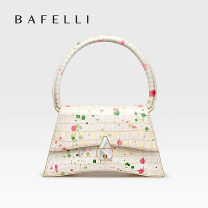 2025 WOMEN'S NEW BAG CASUAL FASHION LUXURY ORIGINAL STYLISH GENUINE LEATHER HANDBAG SHOULDER PURSE DESIGNER FEMALE K GOLD