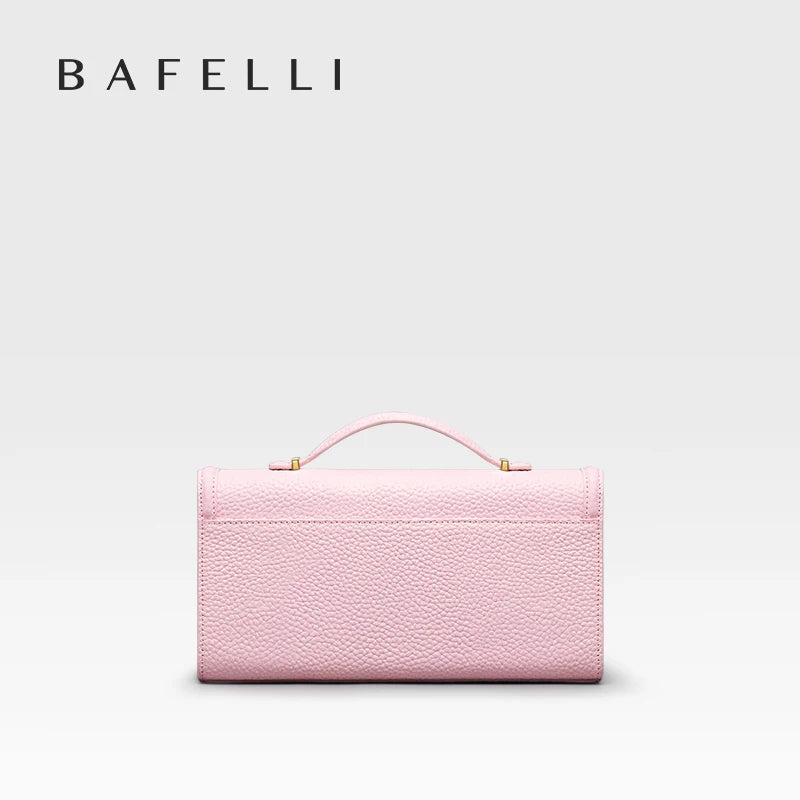 BAFELLI 2025 NEW WOMEN'S HANDBAG LEATHER WALLET PARTY SHOULDER DRESS PURSE LUXURY DESIGNER BRAND FEMALE EVENING BAGS CLUTCHES