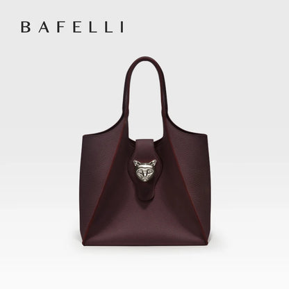 BAFELLI 2025 WOMEN'S HANDBAG TOTE TRAVEL BAGS GENUINE LEATHER CASUAL FASHION LUXURY BRAND UNISEX PURSE BUSINESS STYLISH DESIGNER