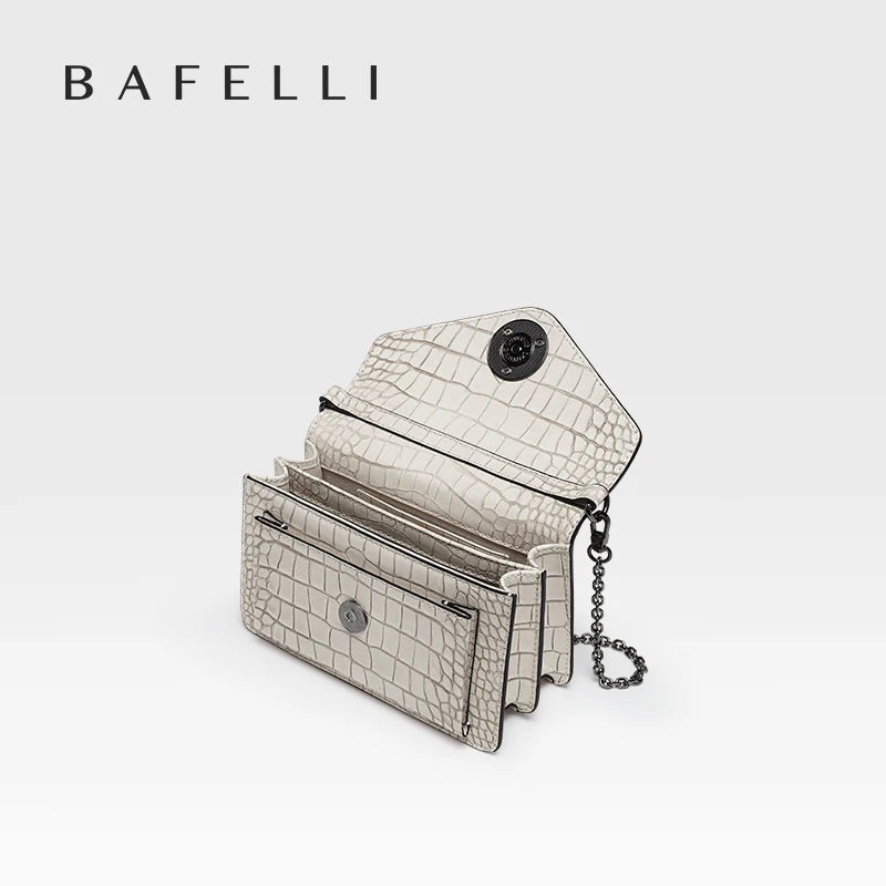 BAFELLI 2025 NEW WOMEN'S BAG FASHION TREND CLUTCH CAT CORSSBODY HANDBAGS LUXURY BRAND DESIGNER SHORTY CHAIN BUY SEPARATELY