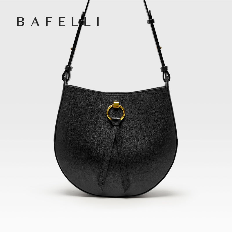 VINTAGE SADDLE SHOULDER BAG - JANE SERIES
